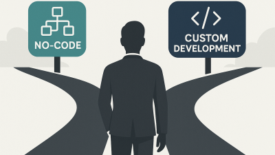 Navigating No-Code vs. Custom Development: Choose Wisely for Success